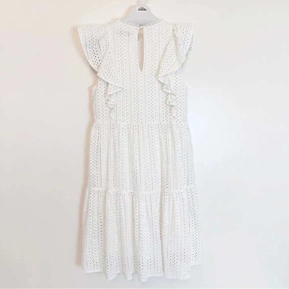 CROSBY BY MOLLIE BURCH Joe Joe Dress in White L - Picture 3 of 12